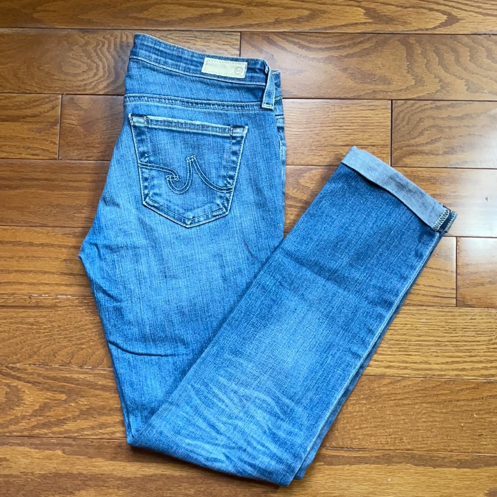 Adriano Goldschmied stilt roll up cigarette jeans size 25 regular AG Womens